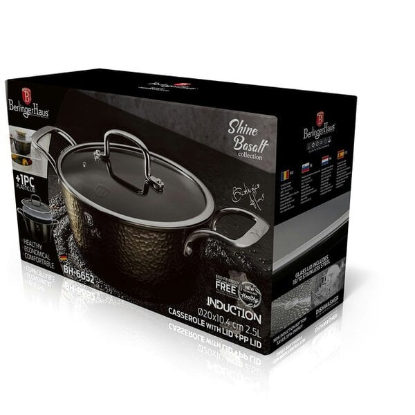 Berlinger Haus Casserole 20 cm Berlinger Haus BH-6652 Shine Basalt Collection