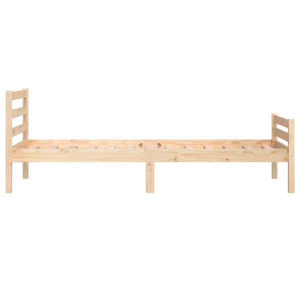 Berkfield Bed Frame Solid Wood 100x200 cm