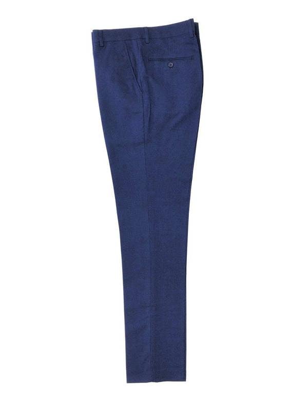 Slim Fit Blue Trousers