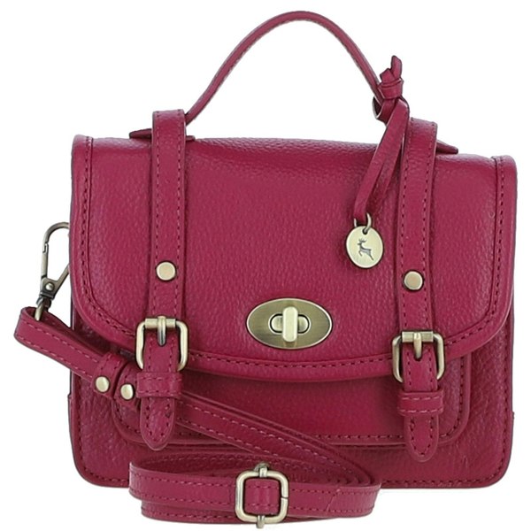 Stylish Real Leather Small Satchel Bag: y-61
