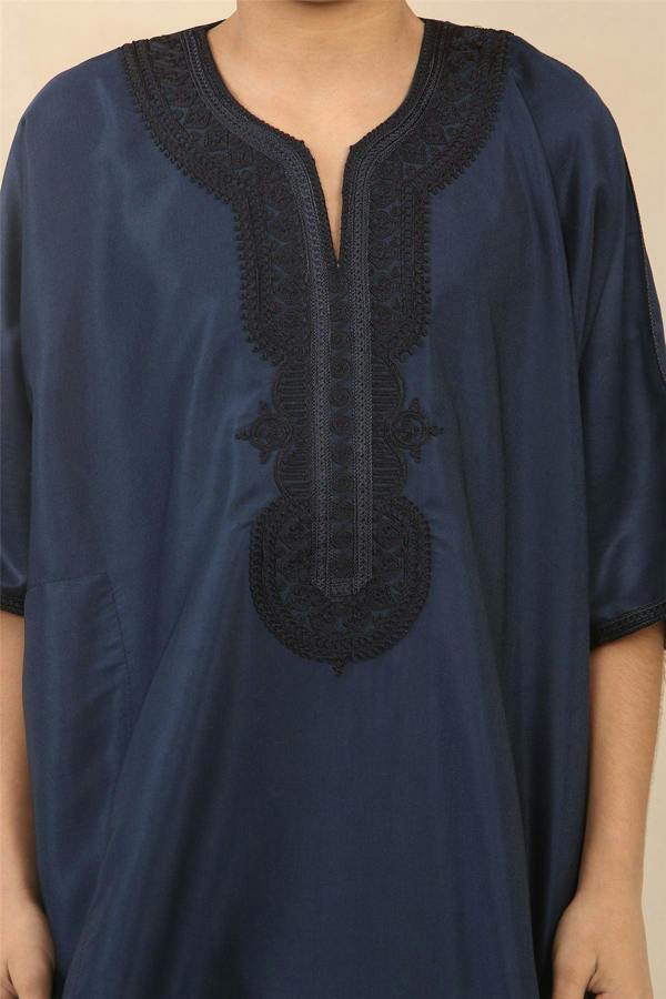 Infinity Leather Kid's Boys Moroccan Thobe Djellaba Jubba Robe Eid