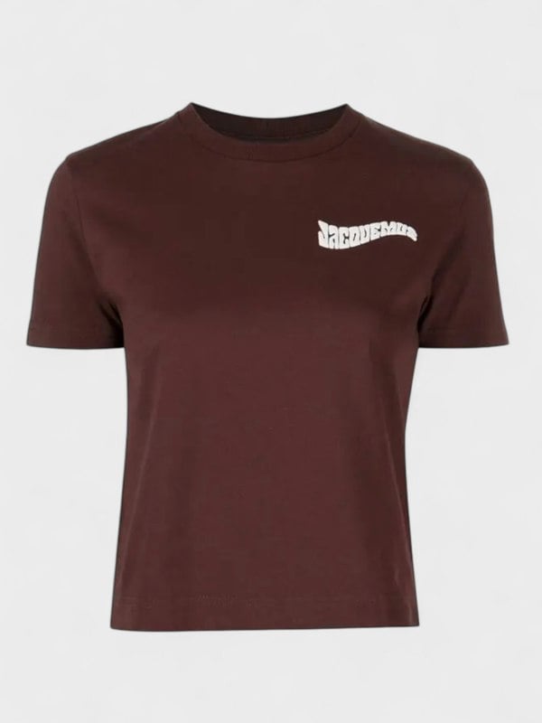 Jacquemus Le T-Shirt Camargue Brown