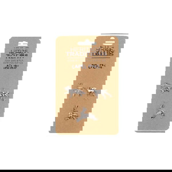 Heritage Lapel Pin Badge 3 Pack 