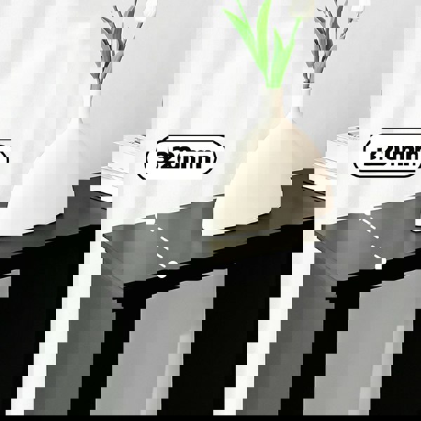 Hadza U Shape Console Table, Black-Rit Concept-Rit Concept