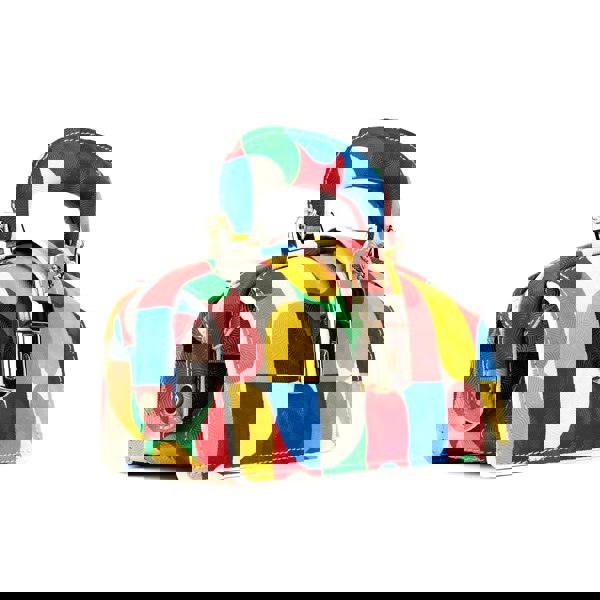 Embassy London Gazelle Mini - Groovy - Mini leather bag in colourful genuine leather and key lock