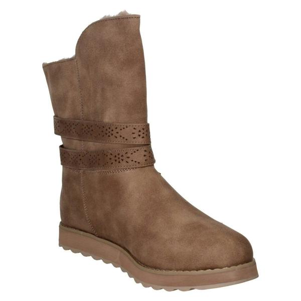 Skechers Ladies Skechers Warm Tech Memory Foam Boots Keepsakes 2.0 Night Peaks