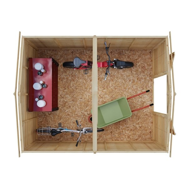 Shire Overlap Double Door No windows 10x8 Storage Shed