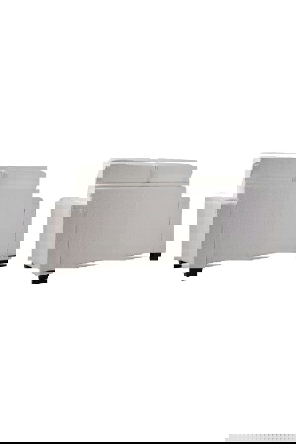 Living and Home Modern Teddy Fleece Upholstered Loveseat Sofa