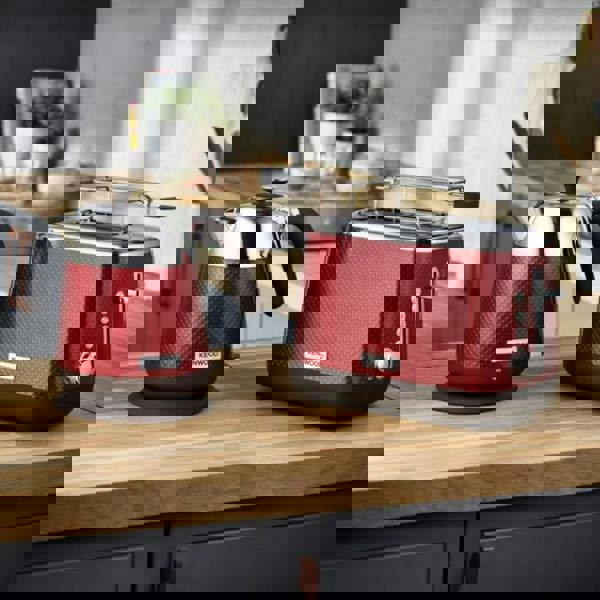 Kenwood Mesmerine 2 Slot Toaster 980W Red EU Plug