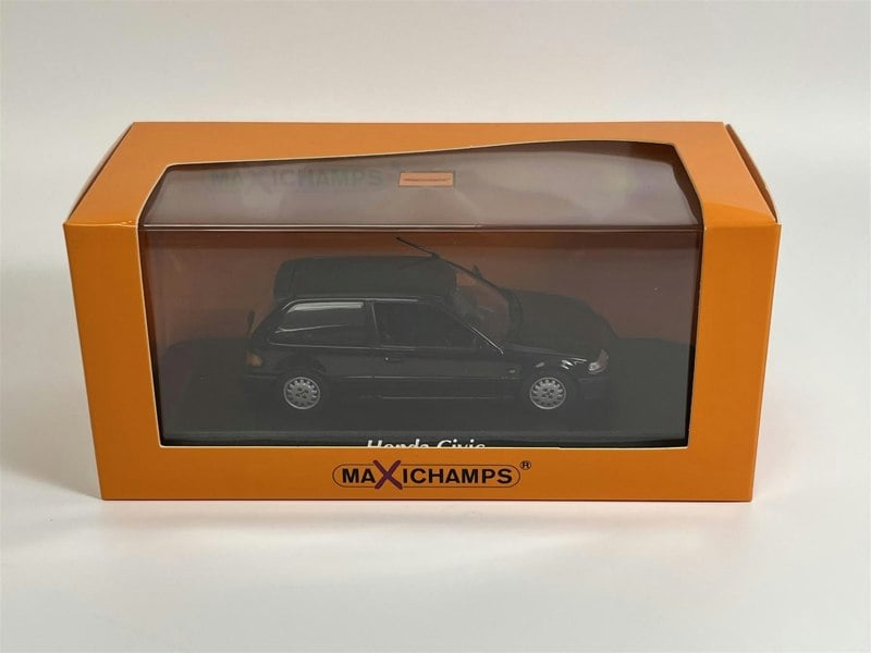 Maxichamps Honda Civic 1990 Black 1:43 Maxichamps 940161501