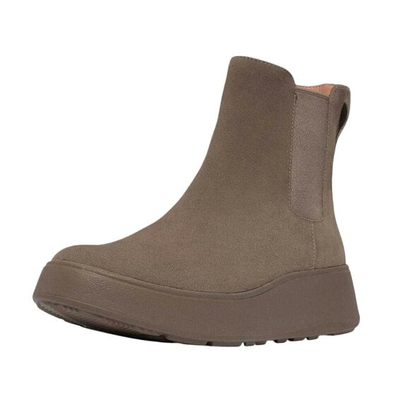Fit Flop Womens/Ladies F-Mode Suede Flatform Chelsea Boots - Grey