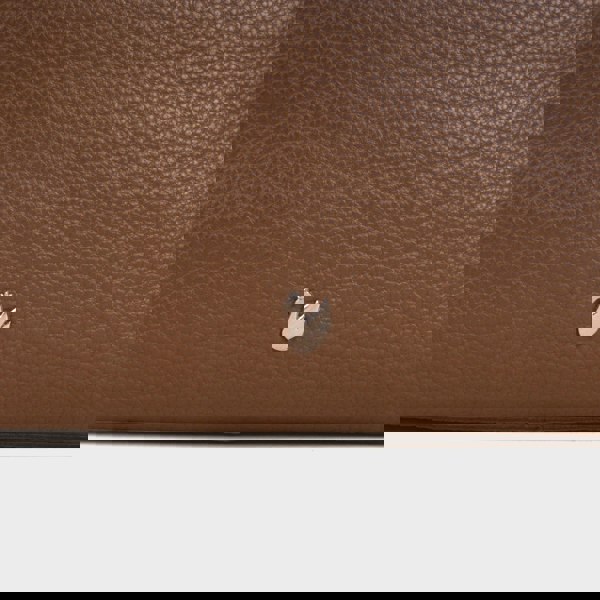 Assots London 'CITY BAG' Tan Soft Pebble Grain Real Leather Shoulder Bag