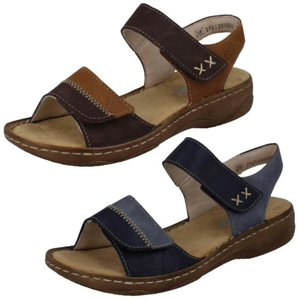 Rieker Ladies Rieker Antistress Colour Panel Sandals V2860