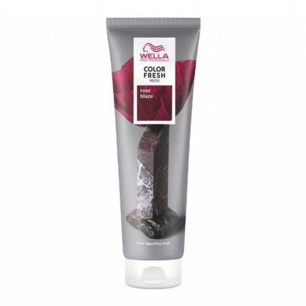 Wella Color Fresh Mask tube with rose blaze design on a white background