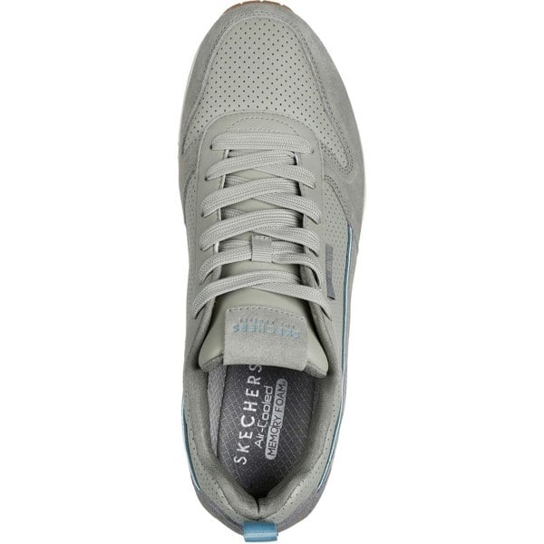 Skechers Uno Stacre 2.0 Leather Men's Sage Trainers