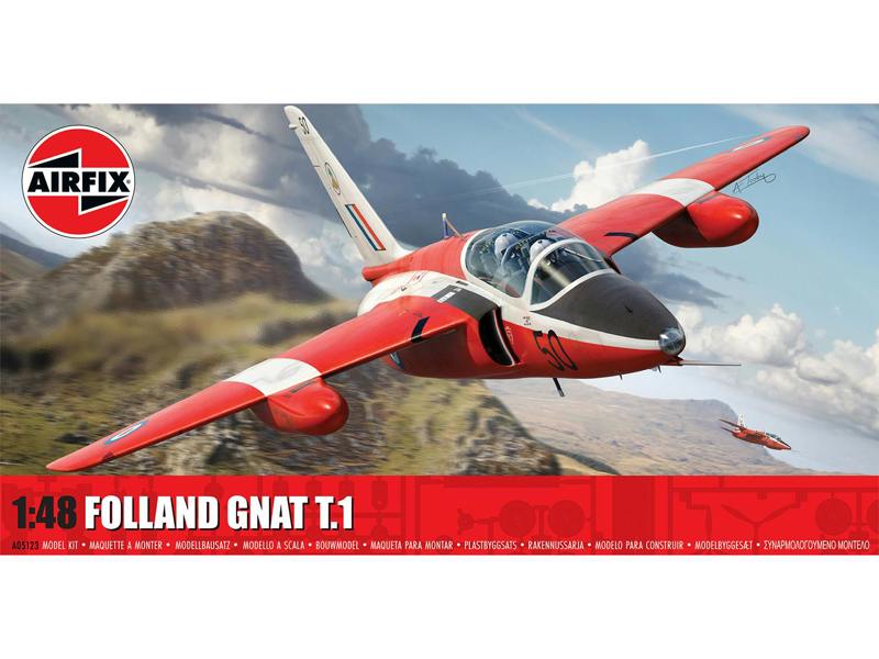 Airfix British Folland Gnat (1:48 Scale)
