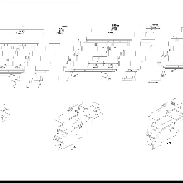 Furniture To Go Ry Sideboard 2 doors + 2 drawers Matt Black Walnut
