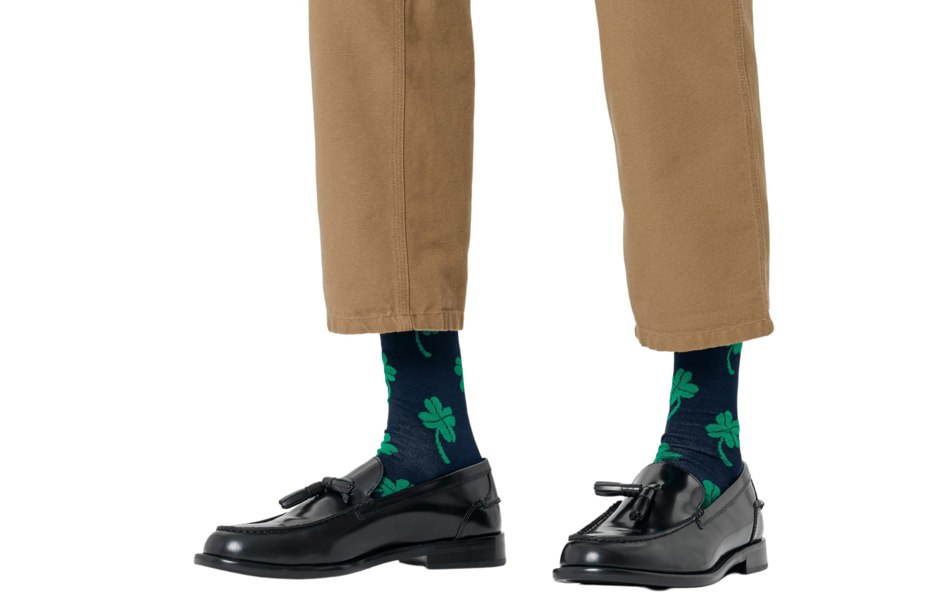 Happy SocksSocks SingleBig Luck Socks, NavyBoxers & Briefs