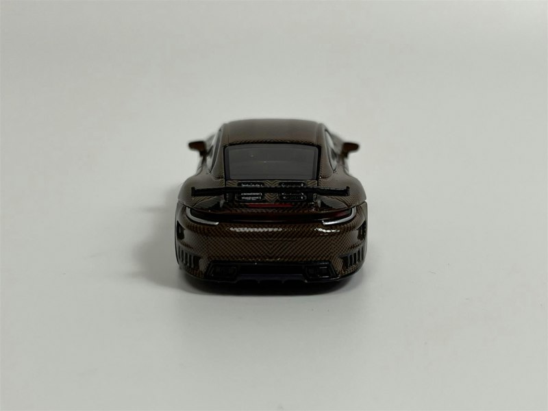 Pop Race Porsche 992 Stinger GTR Carbon Edition Brown 1:64 Scale Pop Race PR640049