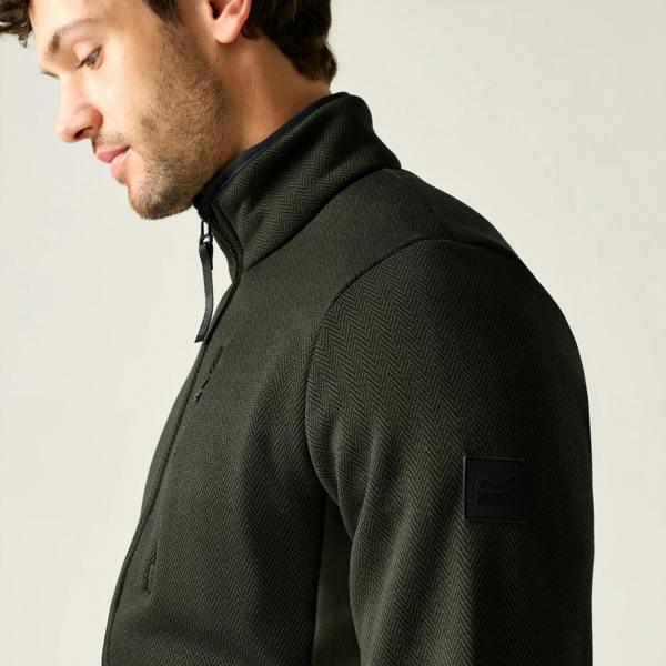Regatta Mens Brayleigh Full Zip Fleece Jacket - Dark Khaki - 