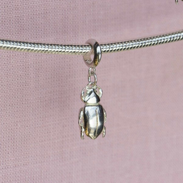 Beetle Silver Charm - MYLEE London