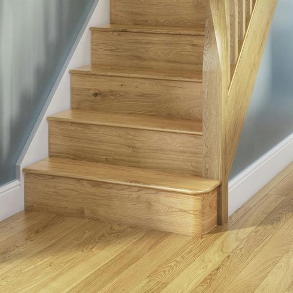 Cheshire Mouldings Stair Klad Oak Tread and Riser Kit (T) 13mm (W) 300mm (L) 1.0m