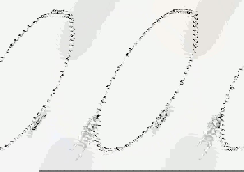 French Bulldog Silver Ball Bead Bracelet - Personalised - MYLEE London