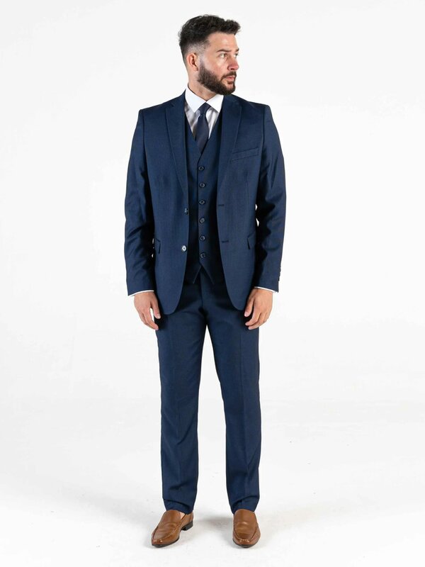 V2 Classic Oliver - Royal Blue Three Piece Suit
