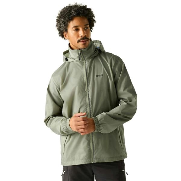 Regatta Mens Lyle IV Waterproof Hooded Jacket - Light Sage - 
