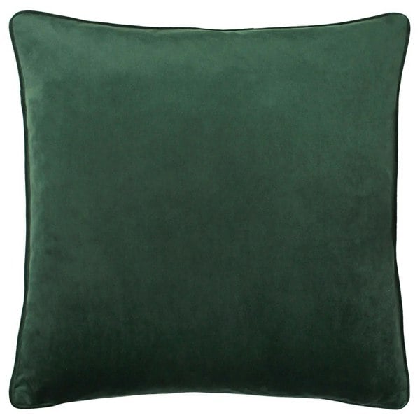 Furn Wisteria Velvet Square Cushion Cover - Emerald Green