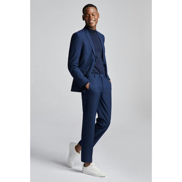 Limehaus Slim Fit Blue Jacket