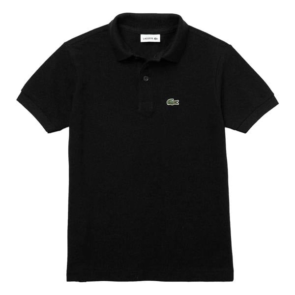 Lacoste Boys Pique Polo Shirt - Black - 