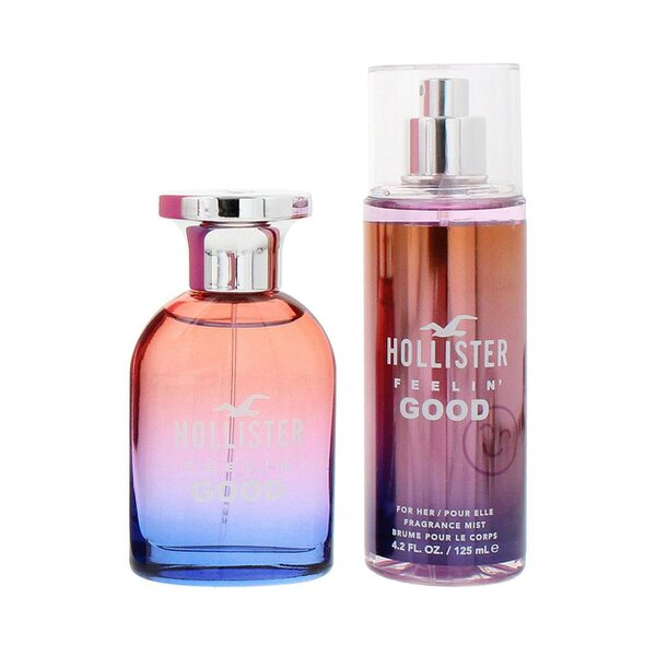 Hollister Feelin' Good For Her Eau De Parfum 50ml + Body Mist 125ml Gift Set