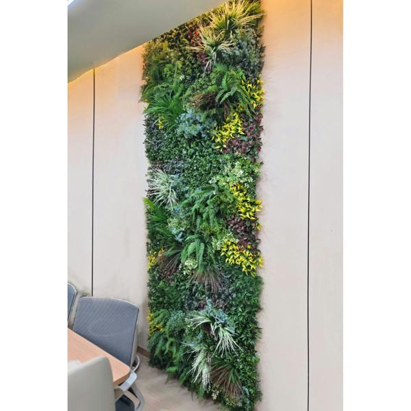 Premium Artificial Plants Green Wall Panel 1m x 1m - Pandora A
