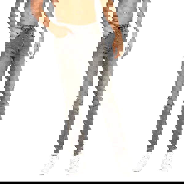 Crosshatch Mens Malcolm Slim Jeans - Light Grey Wash