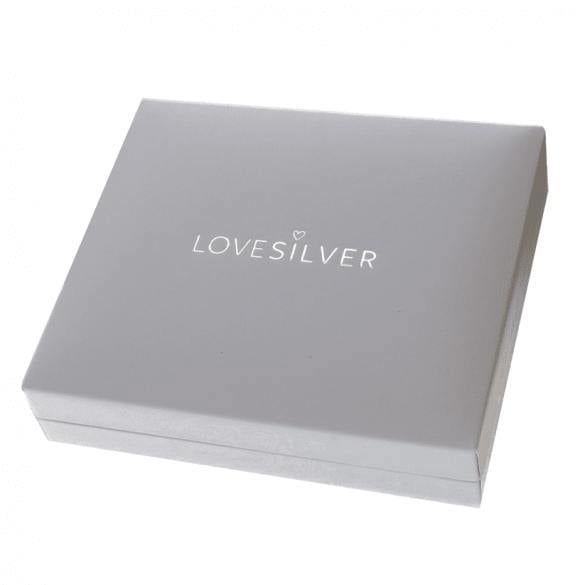 Sterling Silver Heart Locket Set With Diamond With Optional Engraving & Chain - Love Silver Jewellery