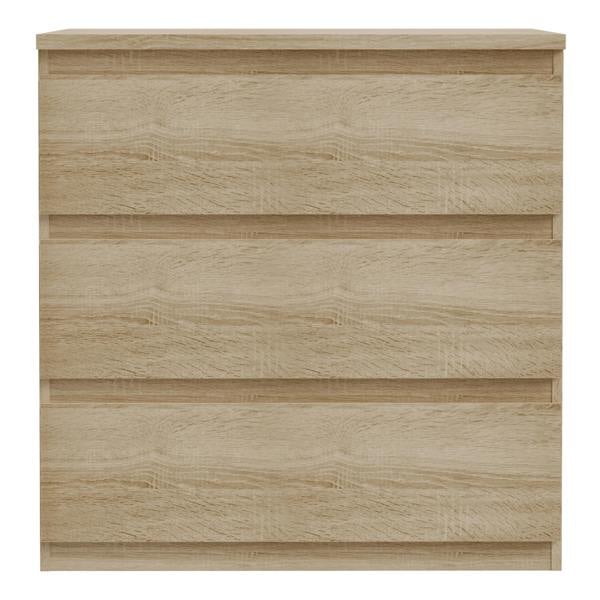 Edmore 3 Drawer Chest in Sonoma Oak
