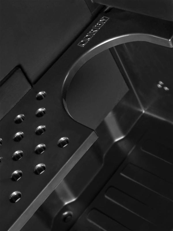 Corby Eton E Glass Door Minibar in Black - UK Plug