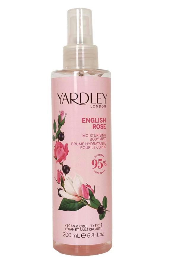 Yardley London English Rose Moisturising Body Mist 200ml