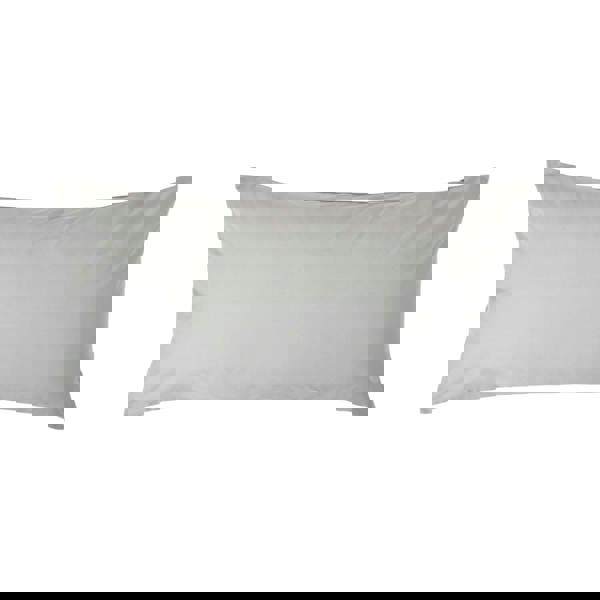 HOMESCAPES Crisp & Cool 200 TC Egyptian Cotton Percale Housewife Pillowcase, European Size