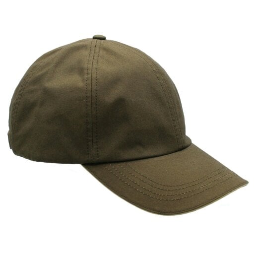 Heather Hats & Accessories Water And Sun Resistant Cotton Baseball Trucker Cap, Cotton Lining, Outdoor Wear, Moss