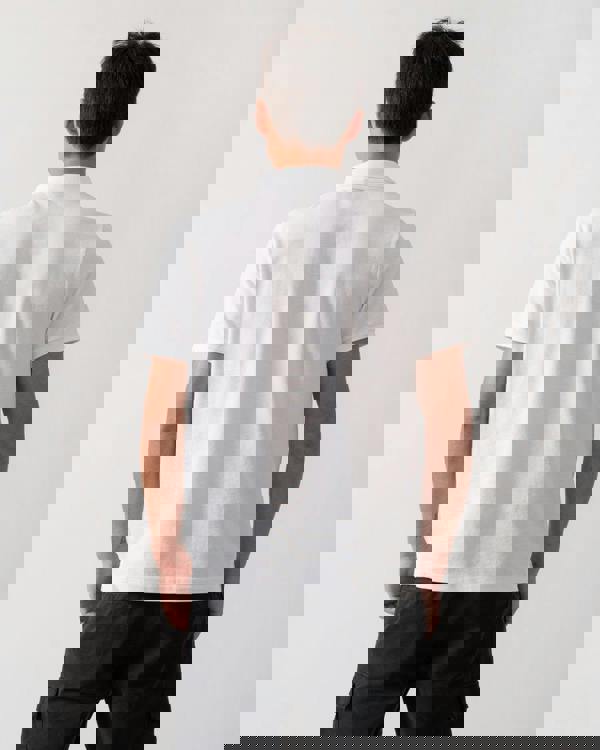 Moose Knuckles Everett Mens Polo Shirt - White 160 - CHO - Designer Mens Short Sleeve Polo Shirts