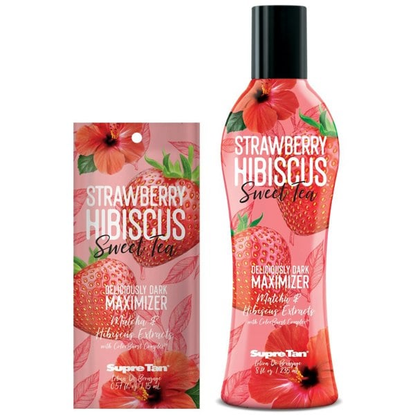 Supre Tan Strawberry Hibiscus Sweet Tea Accelerator