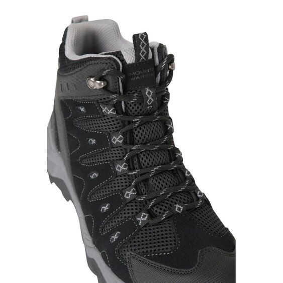 Mountain Warehouse Womens Rapid Suede Waterproof Hiking Boots - Black
