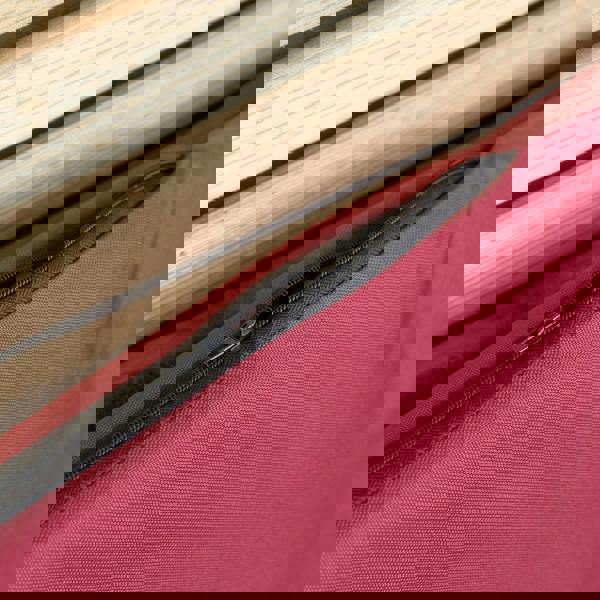 Samuel Alexander 99 x 20 x 5cm Cushion Back for 2 Seater Wooden Garden Bench in Burgundy