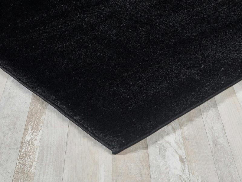 Smart Living Polyester Shaggy Rug - Black