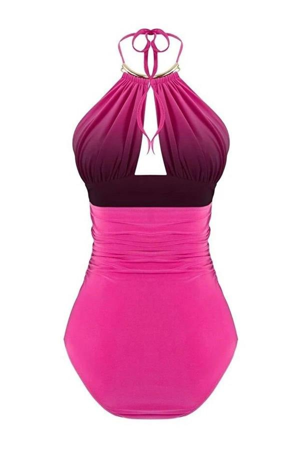 WOVCOR Accessory Detail Ruched Party Bodysuit