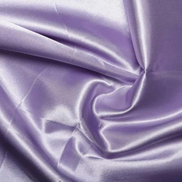 Minerva Core Range Premium Soft Liquid Satin Dressmaking Fabric per metre, 150cm / 59" Wide - Lilac