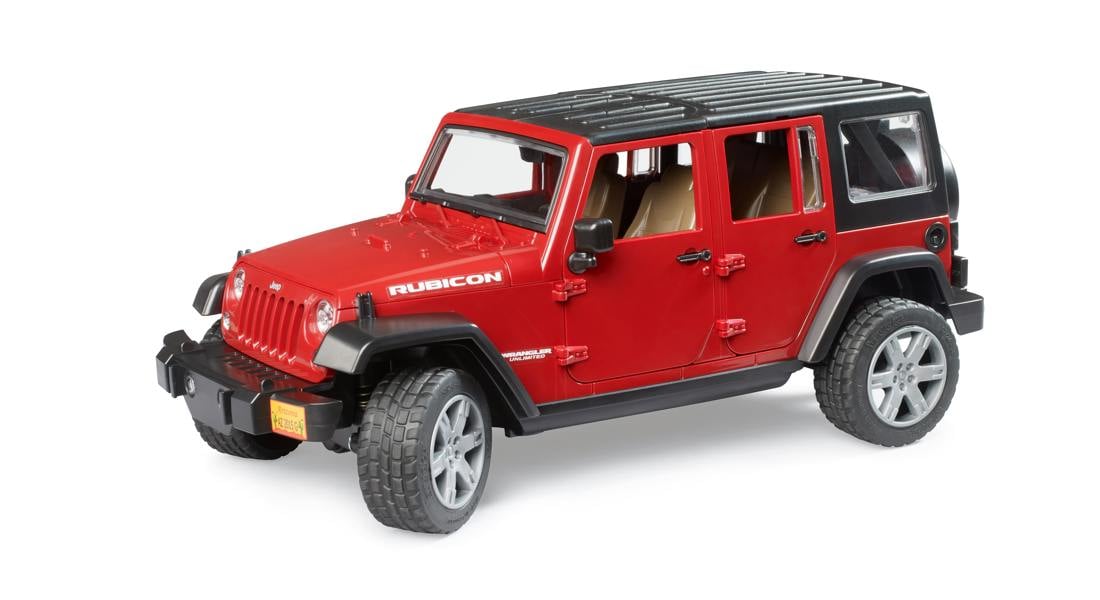 Bruder Jeep Wrangler Unlimited Rubicon Off-Road Vehicle with Opening Features