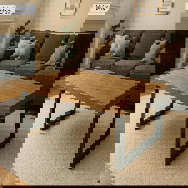 TRL Furniture Chunky & Sturdy Handmade Wooden Coffee Table